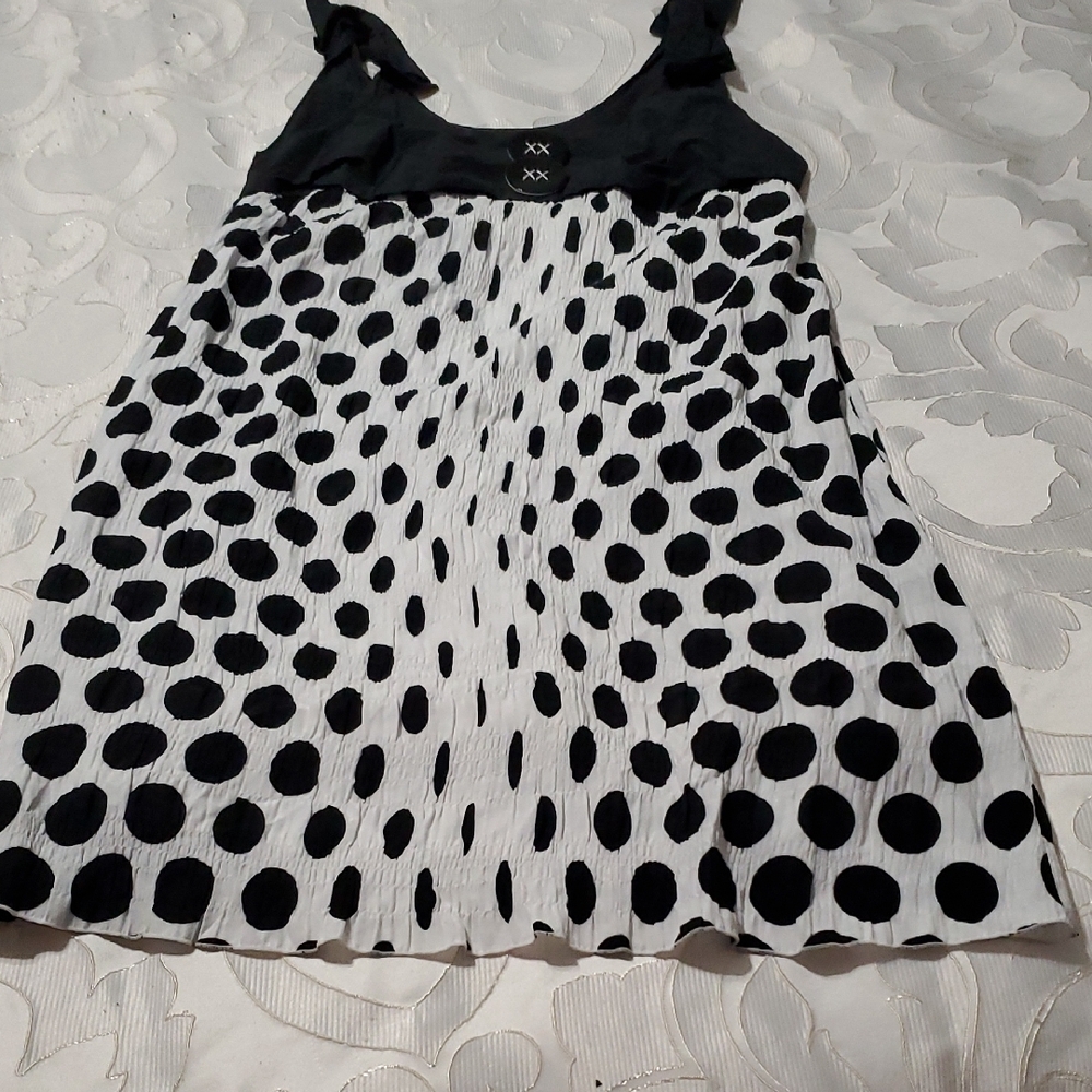 Black and White Polka Dot Dress